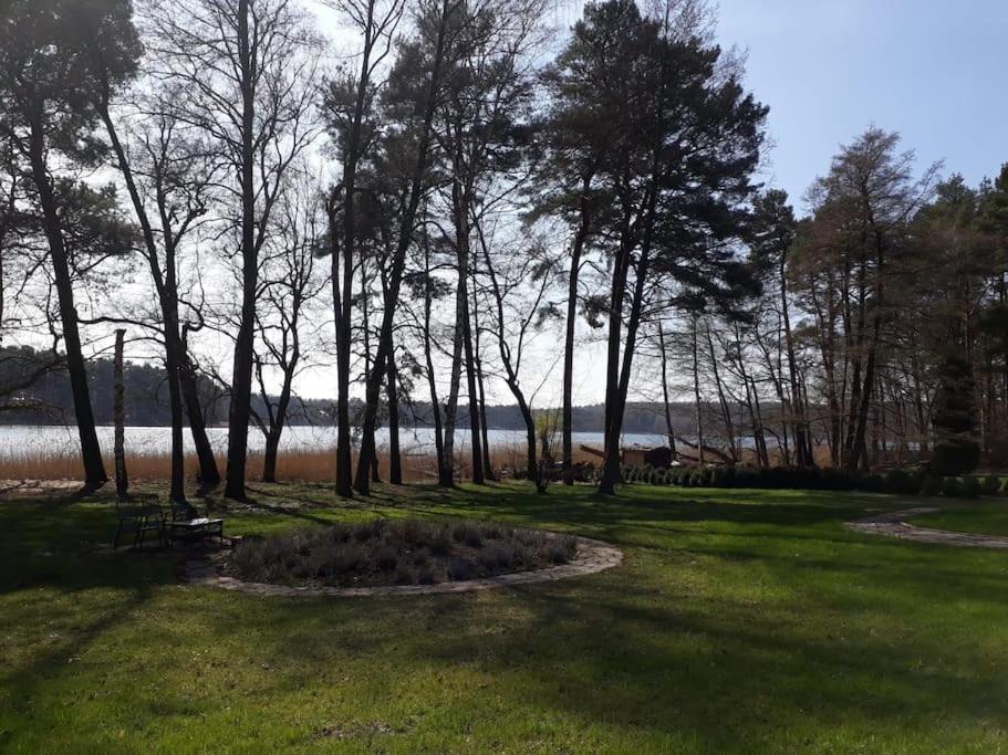 Haus Wilma Gruene Idylle Im Wald Direkt Am See Wendisch Rietz Exterior photo